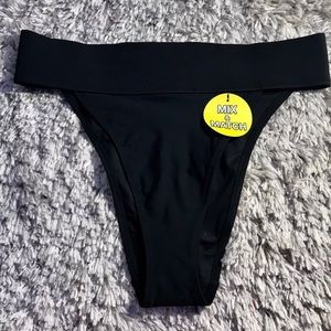 NWT forever 21 Black cheeky bathing suit bottom